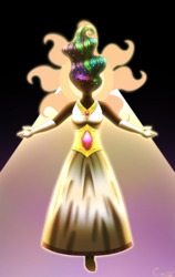 Size: 1024x1623 | Tagged: safe, artist:creativeskull95, princess celestia, human, g4, female, humanized, solo, spread arms