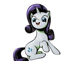 Size: 1000x824 | Tagged: safe, artist:zombrony, rarity, g4, female, solo, style emulation