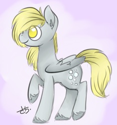 Size: 2345x2513 | Tagged: safe, artist:kyanchan, derpy hooves, pegasus, pony, g4, female, hooves, mare, solo, unshorn fetlocks
