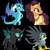 Size: 960x960 | Tagged: safe, gabby, princess ember, saffron masala, thorax, changeling, dragon, griffon, g4, gauntlet of fire, spice up your life, the fault in our cutie marks, the times they are a changeling