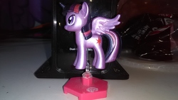 Size: 1920x1080 | Tagged: safe, twilight sparkle, alicorn, pony, g4, figurine, irl, photo, twilight sparkle (alicorn)