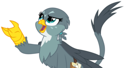 Size: 5667x3086 | Tagged: safe, artist:cloudy glow, gabby, griffon, g4, the fault in our cutie marks, .ai available, absurd resolution, female, simple background, solo, transparent background, vector