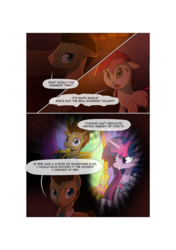 Size: 3541x5016 | Tagged: safe, artist:gashiboka, doctor whooves, roseluck, time turner, twilight sparkle, alicorn, pony, comic:recall the time of no return, g4, comic, twilight sparkle (alicorn)