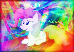 Size: 3975x2766 | Tagged: safe, artist:iflysna94, pinkie pie, earth pony, pony, g4, acid, drugs, female, high res, lsd, psychedelic, solo