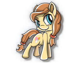 Size: 3282x2727 | Tagged: safe, artist:fillerartist, oc, oc only, oc:cream heart, earth pony, pony, earth pony oc, female, high res, lip bite, looking at you, mare, solo