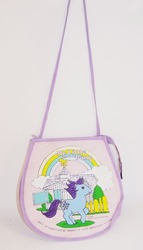 Size: 452x792 | Tagged: safe, photographer:kisscurl, photographer:spinky69er, blossom, g1, bag, irl, merchandise, photo, purse, solo