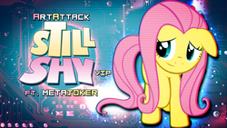 Size: 1920x1080 | Tagged: safe, artist:general mumble, fluttershy, g4, cover art, female, solo