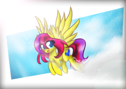 Size: 1024x724 | Tagged: safe, artist:kaiomutaru25, oc, oc only, pegasus, pony, solo