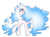 Size: 5250x3850 | Tagged: safe, artist:kyanchan, oc, oc only, pony, unicorn, solo, starry eyes, wingding eyes