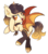 Size: 2300x2600 | Tagged: safe, artist:hawthornss, oc, oc only, oc:pumpkin chai, bat pony, pony, clothes, cute, cute little fangs, ear piercing, earring, fangs, high res, jewelry, looking at you, piercing, simple background, socks, transparent background, underhoof