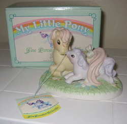 Size: 600x586 | Tagged: safe, photographer:tradertif, baby blossom, blossom, g1, box, figurine, irl, merchandise, photo, porcelain