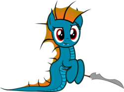 Size: 2100x1551 | Tagged: safe, artist:ironm17, rainbow dash, lamia, original species, g4, female, solo, species swap, warcraft, weapon, world of warcraft