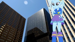 Size: 1366x768 | Tagged: artist needed, safe, trixie, equestria girls, g4, equestria girls in real life, macro