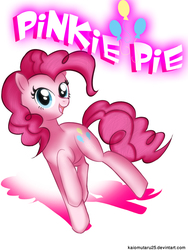 Size: 1200x1600 | Tagged: safe, artist:kaiomutaru25, pinkie pie, g4, female, simple background, solo