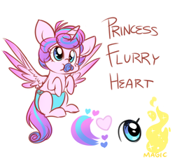 Size: 825x750 | Tagged: safe, artist:cosmalumi, princess flurry heart, g4, diaper, flurryheart-babbles, pacifier, reference sheet, solo