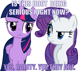 Size: 11699x10706 | Tagged: safe, rarity, twilight sparkle, alicorn, pony, g4, absurd resolution, meme, simple background, transparent background, twilight sparkle (alicorn), vector