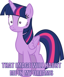 Size: 7246x8628 | Tagged: safe, twilight sparkle, alicorn, pony, g4, absurd resolution, female, folded wings, haunt my dreams, mare, meme, simple background, solo, transparent background, twilight sparkle (alicorn), vector