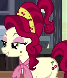 Size: 536x617 | Tagged: safe, screencap, cherry jubilee, pony, g4, the last roundup, cropped, lidded eyes