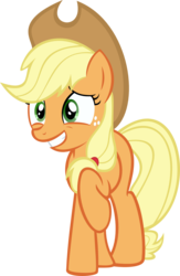 Size: 1000x1535 | Tagged: safe, artist:pisonisy, applejack, g4, female, simple background, solo, transparent background, vector