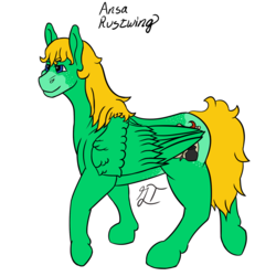 Size: 2000x2000 | Tagged: safe, artist:gabriel-titanfeather, oc, oc only, oc:ansa rustwing, pegasus, pony, coat markings, dappled, digital art, flat colors, freckles, high res, smiling, solo, walking
