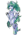 Size: 2000x2500 | Tagged: safe, artist:php154, semi-anthro, armpits, bipedal, crossover, high res, hyperdimension neptunia, lady green heart, ponified, simple background, solo, transparent background