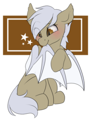 Size: 1280x1723 | Tagged: safe, artist:rue-willings, oc, oc only, oc:pandora the perforating, bat pony, pony, bat wings, nibbling, preening, simple background, solo, transparent background, wing bite