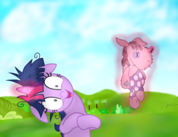 Size: 6600x5100 | Tagged: safe, artist:everesco, smarty pants, twilight sparkle, g4, lesson zero, my little pony: friendship is magic, absurd resolution, female, glowing horn, head tilt, horn, magic, newbie artist training grounds, solo, telekinesis, twilight snapple