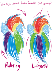 Size: 666x966 | Tagged: safe, artist:frist44, rainbow dash, g4, meta, simple background, white background