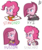 Size: 844x1000 | Tagged: safe, artist:acesrockz, pinkie pie, earth pony, pony, g4, alternate hairstyle, choker, clothes, crossover, cute, diapinkes, female, frown, glare, jacket, lidded eyes, pinkamena diane pie, simple background, smiling, smirk, solo, white background, yu-gi-oh!, yu-gi-oh! arc-v, yugo, yuya sakaki