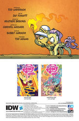 Size: 994x1528 | Tagged: safe, idw, daring do, fluttershy, friends forever #32, g4, my little pony: friends forever, spoiler:comic