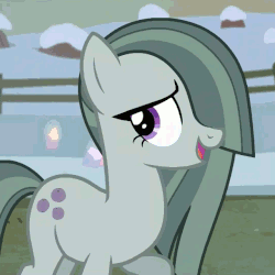 Size: 640x640 | Tagged: safe, screencap, marble pie, earth pony, pony, g4, hearthbreakers, animated, cropped, depressed, female, frown, gif, open mouth, raised hoof, sad, smiling, solo