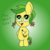 Size: 1600x1600 | Tagged: safe, artist:vitalspark, apple fritter, pony, g4, apple family member, applejack (drink), baby, baby pony, bipedal, female, pigtails, role reversal, solo
