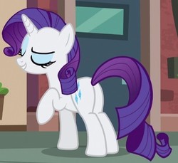 Size: 515x472 | Tagged: safe, screencap, rarity, pony, g4, the gift of the maud pie, butt, cropped, female, mare, plot