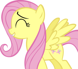 Size: 12073x10619 | Tagged: safe, artist:cyanlightning, fluttershy, g4, green isn't your color, .svg available, absurd resolution, cute, female, shyabetes, simple background, solo, squee, transparent background, vector