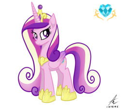 Size: 3000x2700 | Tagged: safe, artist:truffle shine, princess cadance, g4, female, high res, simple background, solo, transparent background