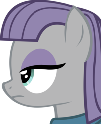 Size: 10177x12406 | Tagged: safe, artist:cyanlightning, maud pie, g4, the gift of the maud pie, .svg available, absurd resolution, female, simple background, solo, transparent background, unamused, vector