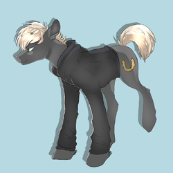 Size: 533x533 | Tagged: safe, oc, oc only, earth pony, pony, male, solo, stallion, sweatshirt