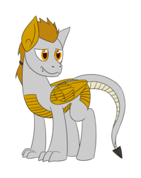Size: 1334x1674 | Tagged: safe, artist:wcnimbus, oc, oc only, oc:conway, dragon, pony, male, solo