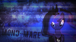 Size: 1920x1080 | Tagged: safe, artist:deathnotebrony, princess luna, g4, german, wallpaper