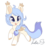 Size: 500x527 | Tagged: safe, artist:indiefoxtail, oc, oc only, oc:feather fluff, solo