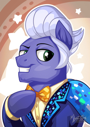 Size: 955x1351 | Tagged: safe, artist:mysticalpha, gladmane, g4, my little pony: friendship is magic, viva las pegasus, male, solo