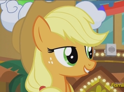 Size: 1346x1002 | Tagged: safe, screencap, applejack, earth pony, pony, g4, viva las pegasus, female, mare, solo