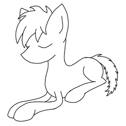 Size: 2000x2000 | Tagged: safe, artist:pisti01, generic pony, high res, monochrome, newbie artist training grounds, solo