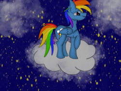 Size: 2048x1536 | Tagged: safe, artist:spectradust, rainbow dash, g4, female, newbie artist training grounds, solo