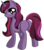 Size: 2175x2500 | Tagged: safe, artist:datapony, pony, butt, ever after high, high res, plot, ponified, raven queen, simple background, smiling, solo, transparent background