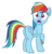 Size: 3568x3680 | Tagged: safe, artist:rdibp, rainbow dash, pegasus, pony, g4, stranger than fan fiction, butt, female, folded wings, frown, high res, looking at you, looking back, looking back at you, mare, open mouth, plot, raised hoof, simple background, solo, trace, white background