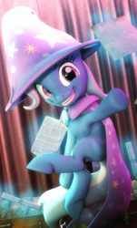 Size: 1800x2981 | Tagged: safe, artist:sourcerabbit, trixie, pony, unicorn, g4, 3d, female, mare, source filmmaker