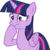 Size: 11262x11279 | Tagged: safe, artist:cyanlightning, twilight sparkle, alicorn, pony, g4, my little pony: friendship is magic, party pooped, .svg available, absurd resolution, faic, female, folded wings, mare, simple background, solo, sweat, transparent background, twilight sparkle (alicorn), vector, worried