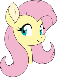 Size: 1908x2550 | Tagged: safe, artist:hidden-cat, artist:xaxu-slyph, fluttershy, pony, g4, colored, female, looking at you, mare, pink mane, simple background, solo, transparent background, vector