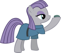 Size: 12029x10588 | Tagged: safe, artist:cyanlightning, boulder (g4), maud pie, g4, the gift of the maud pie, .svg available, absurd resolution, cute, female, simple background, smiling, solo, transparent background, vector, when she smiles